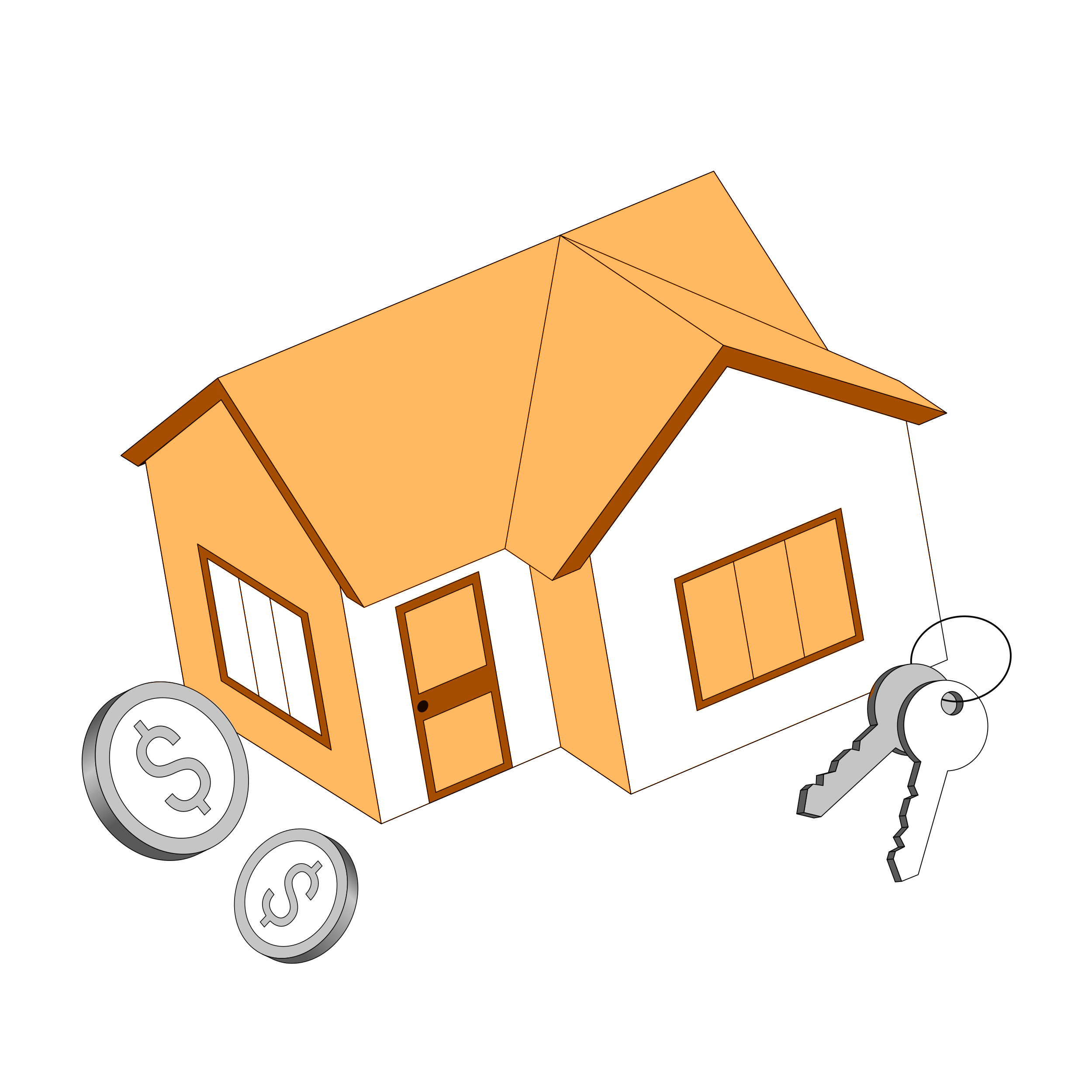 Lloguer Immolleida és la teva agència immobiliària balaguer, il·lustració d'una casa.